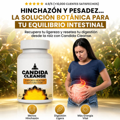 DESINFLAMA TU ABDOMEN Y RECUPERA TU BIENESTAR REGULANDO TU CANDIDA